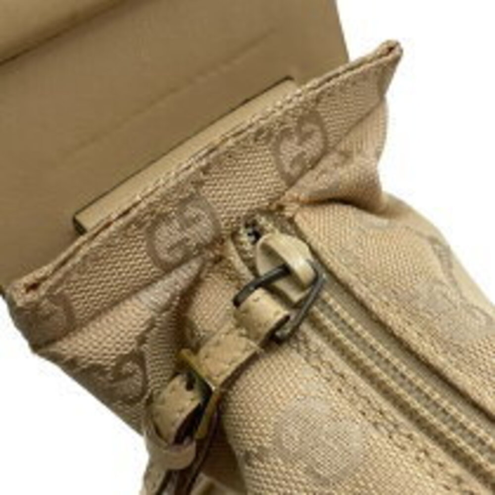 Gucci Beige Tote Tan Canvas Brown GG - Picture 9 of 11